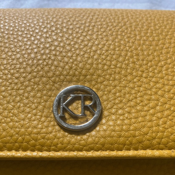 Yellow Leather Women's Wallet - Safe Keeper Wallet - Picture 4 of 16